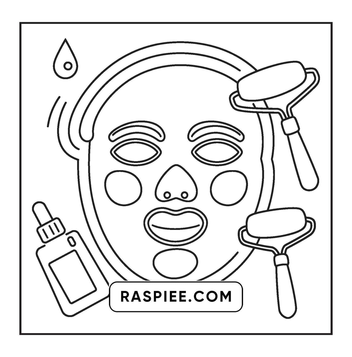 63 Bold and Easy Cosmetics Coloring Pages Printable PDF Instant Download