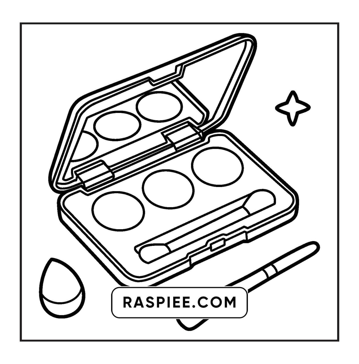 63 Bold and Easy Cosmetics Coloring Pages Printable PDF Instant Download