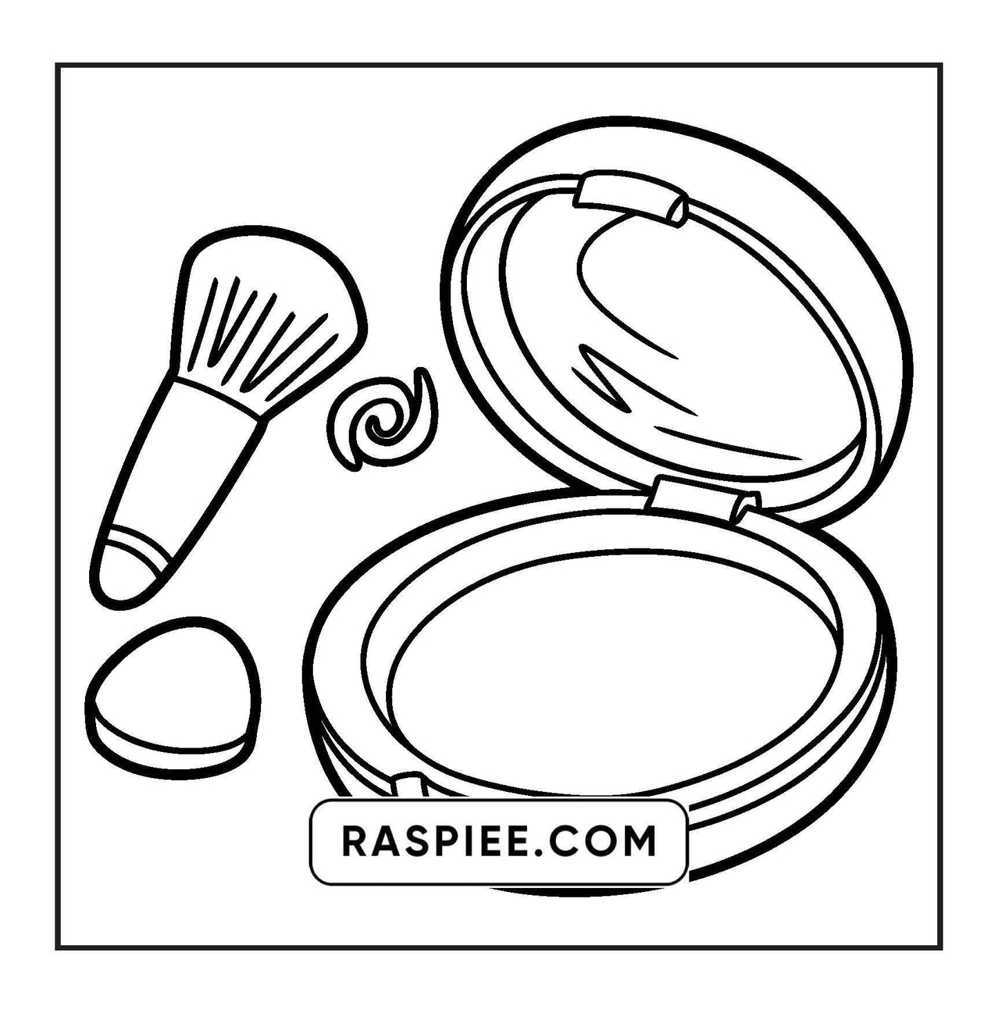 63 Bold and Easy Cosmetics Coloring Pages Printable PDF Instant Download