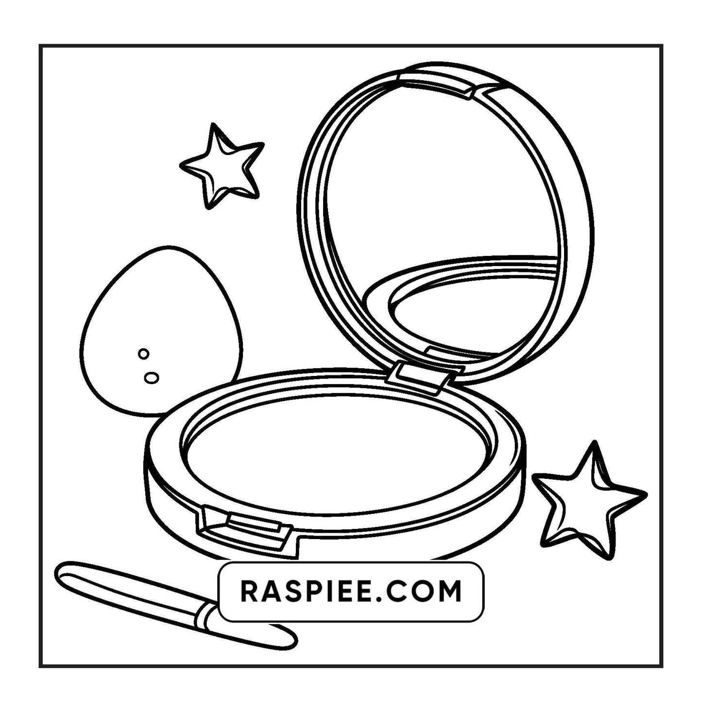 63 Bold and Easy Cosmetics Coloring Pages Printable PDF Instant Download