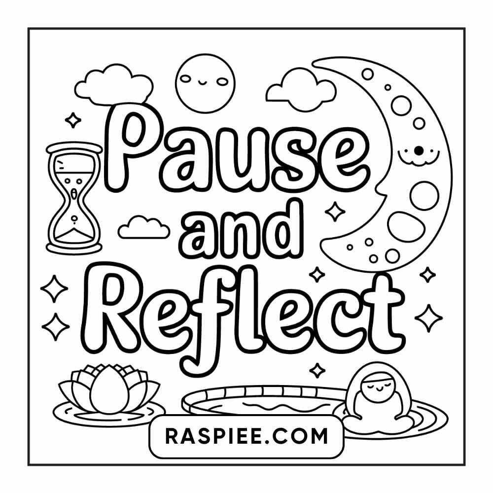 78 Bold and Easy Inspirational Words Coloring Pages Printable PDF Instant Download