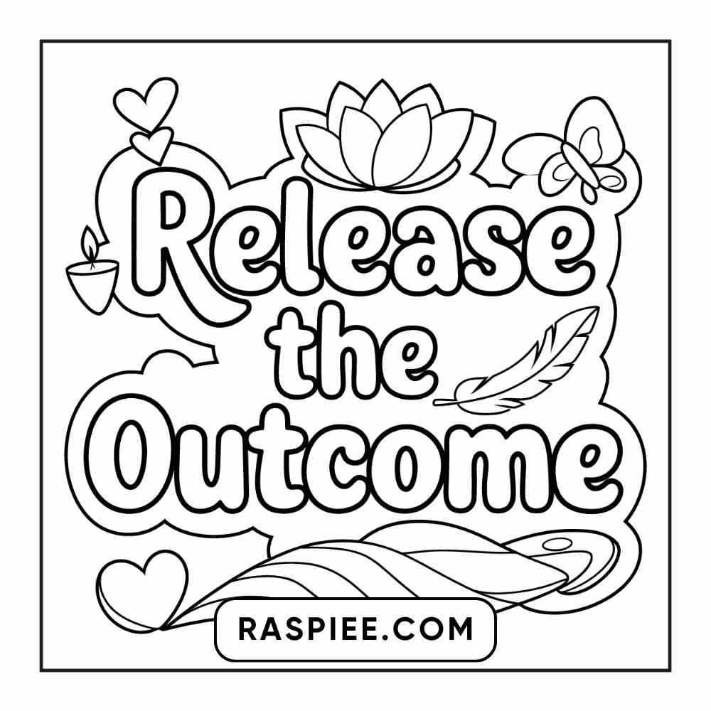 78 Bold and Easy Inspirational Words Coloring Pages Printable PDF Instant Download