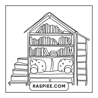 85 Bold and Easy Little Corner Coloring Pages Printable PDF Instant Download