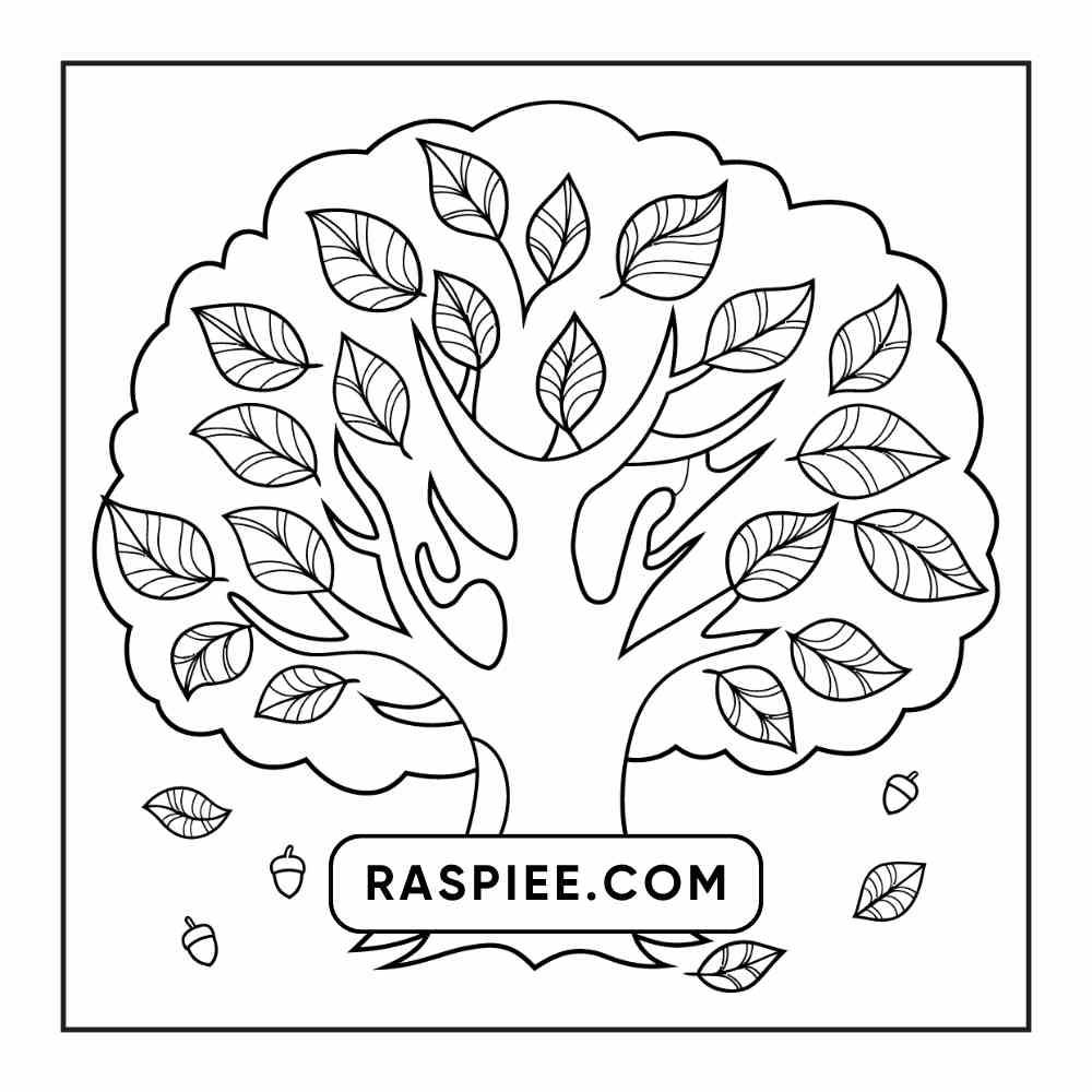 76 Bold and Easy Fall Vibes Coloring Pages Printable PDF Instant Download