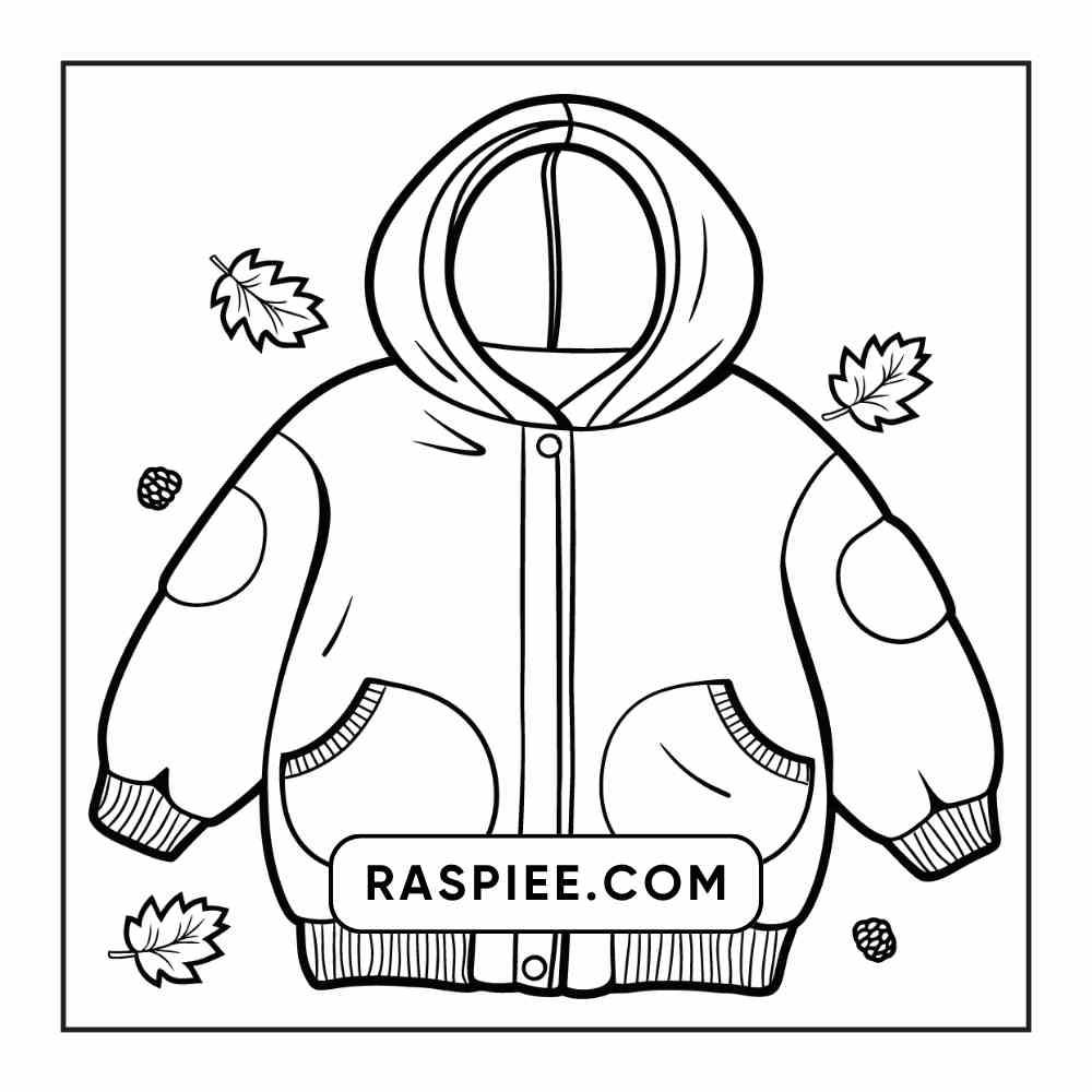 76 Bold and Easy Fall Vibes Coloring Pages Printable PDF Instant Download