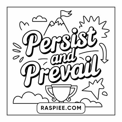 78 Bold and Easy Inspirational Words Coloring Pages Printable PDF Instant Download