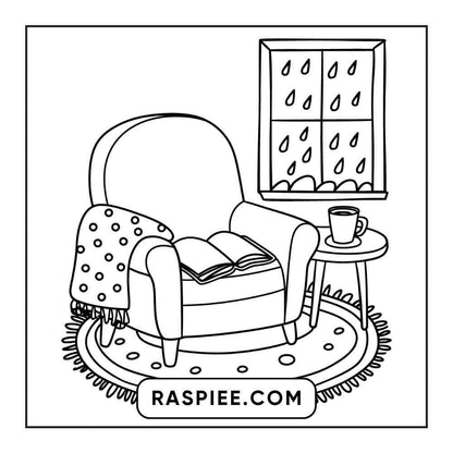 85 Bold and Easy Little Corner Coloring Pages Printable PDF Instant Download