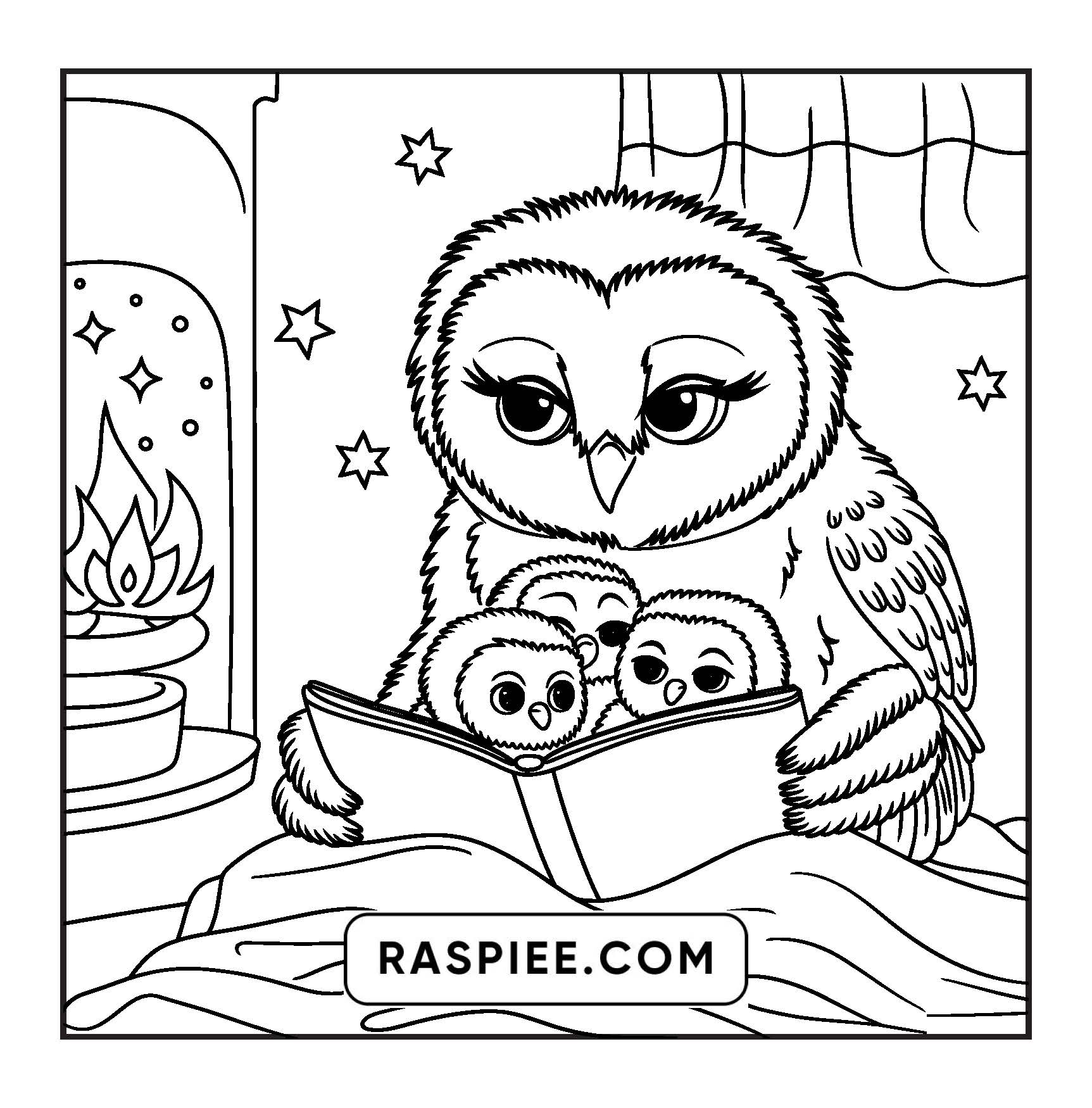 67 Bold and Easy Fluffy Times Coloring Pages