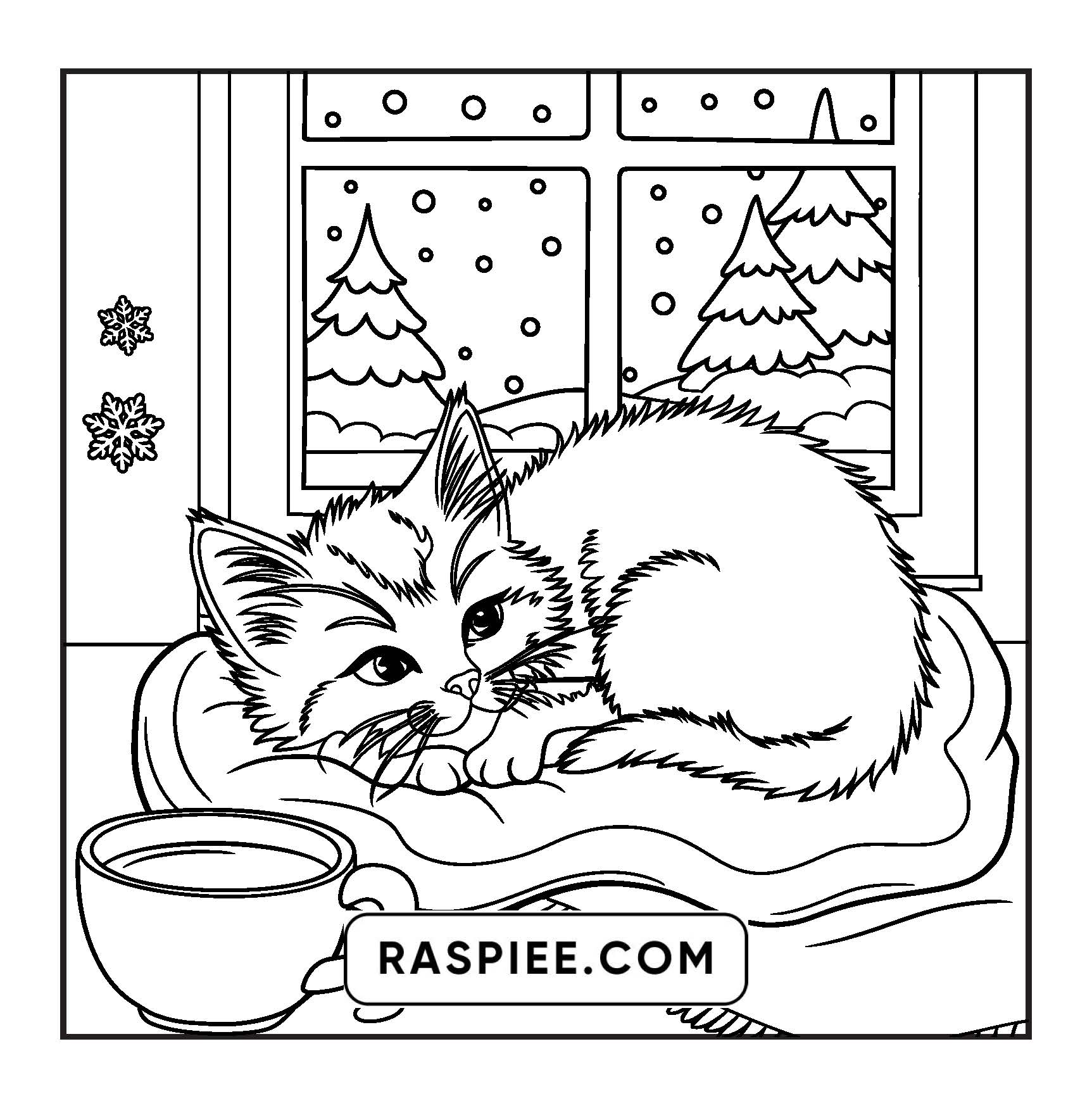 67 Bold and Easy Fluffy Times Coloring Pages