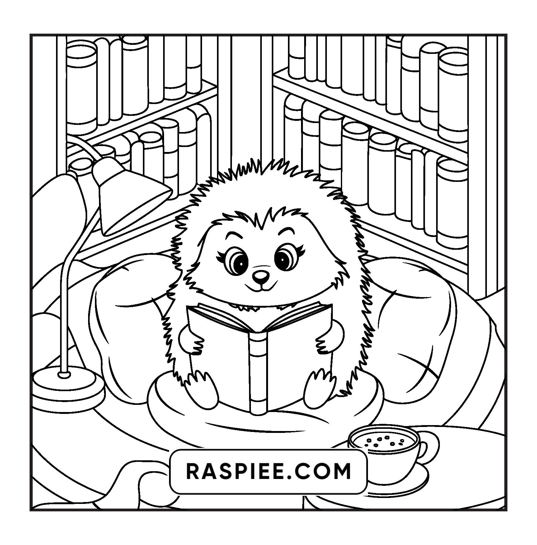 67 Bold and Easy Fluffy Times Coloring Pages