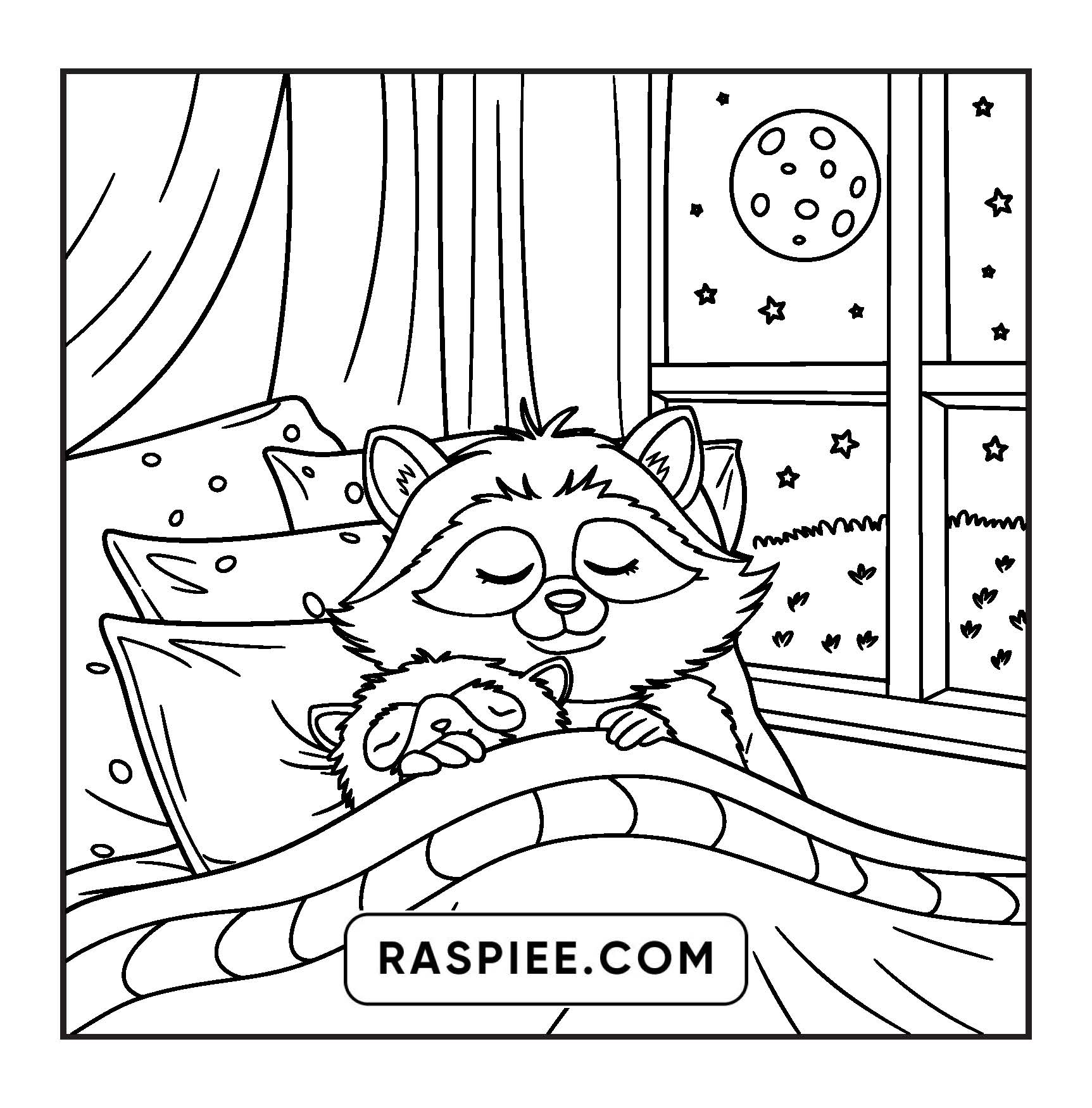 67 Bold and Easy Fluffy Times Coloring Pages