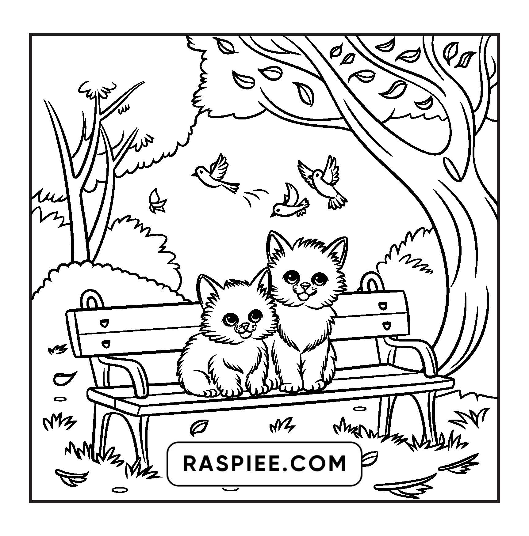 67 Bold and Easy Fluffy Times Coloring Pages