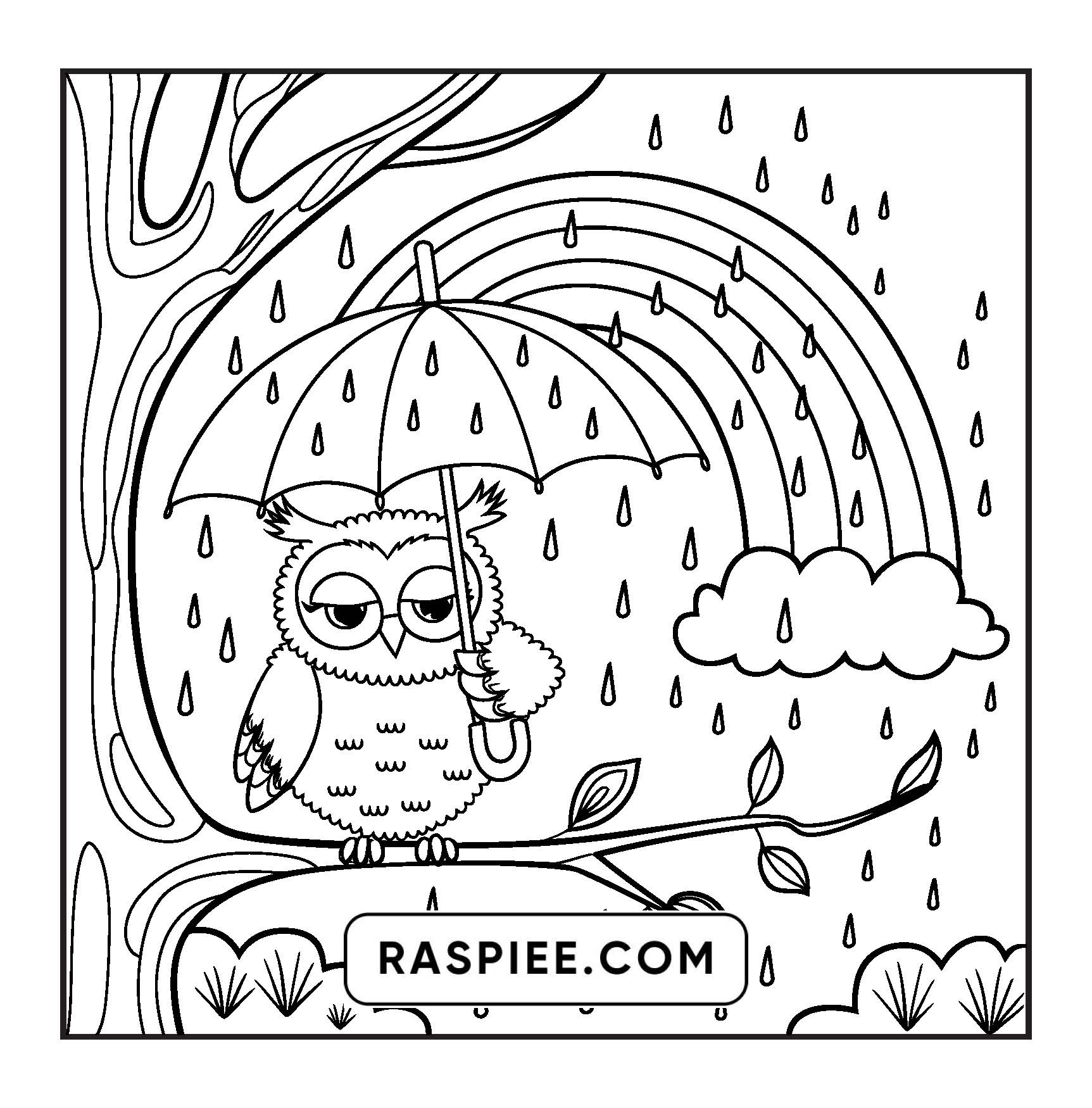 67 Bold and Easy Fluffy Times Coloring Pages