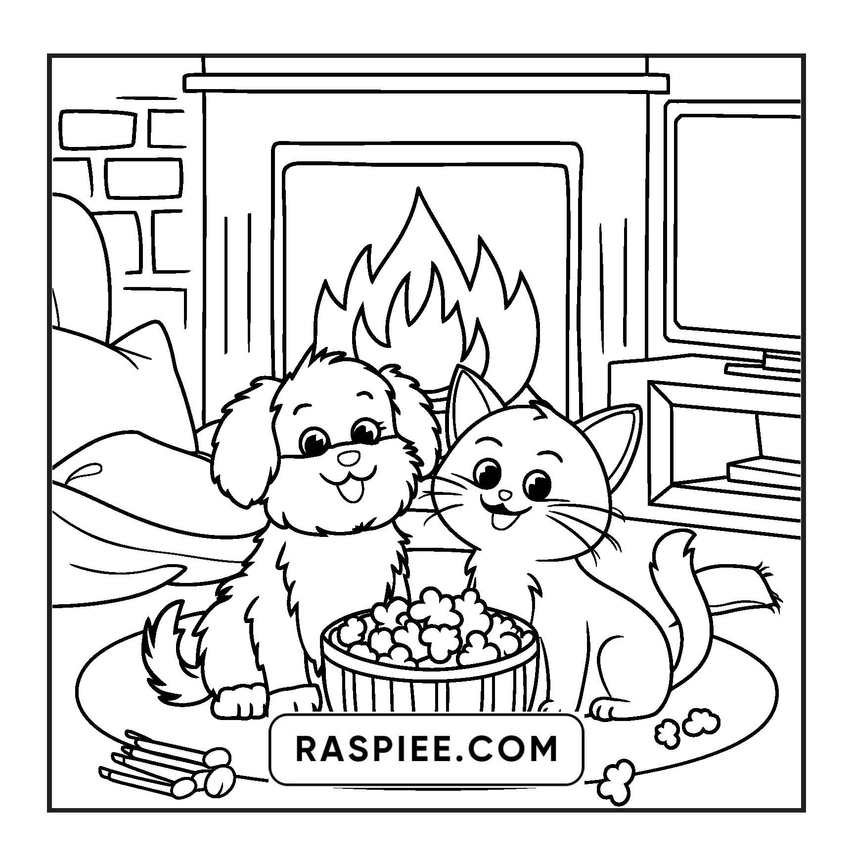 67 Bold and Easy Fluffy Times Coloring Pages