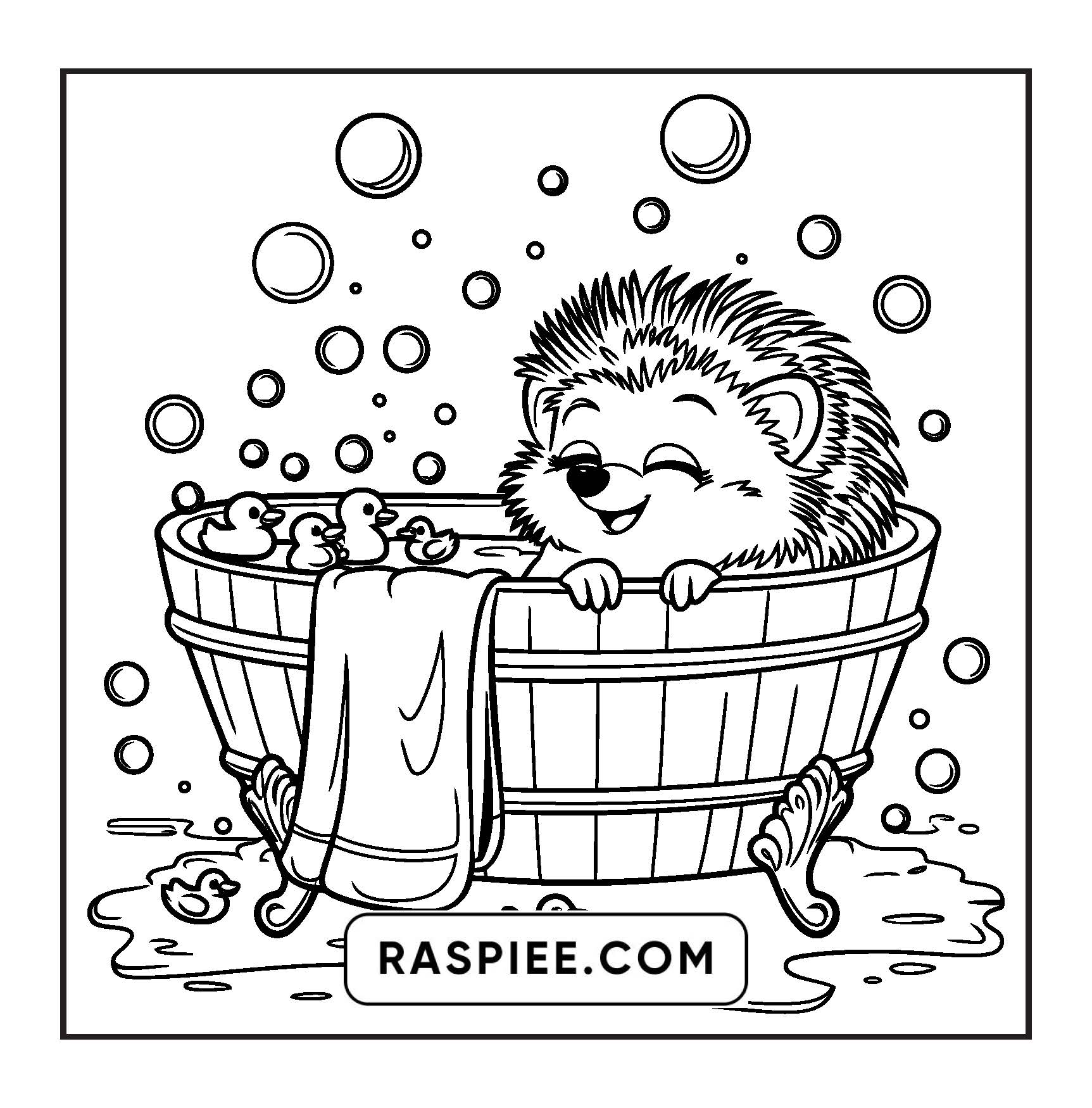 67 Bold and Easy Fluffy Times Coloring Pages