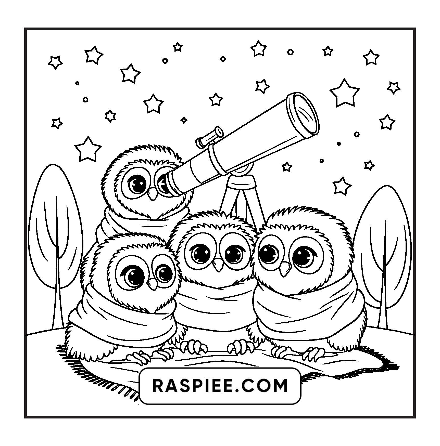 67 Bold and Easy Fluffy Times Coloring Pages