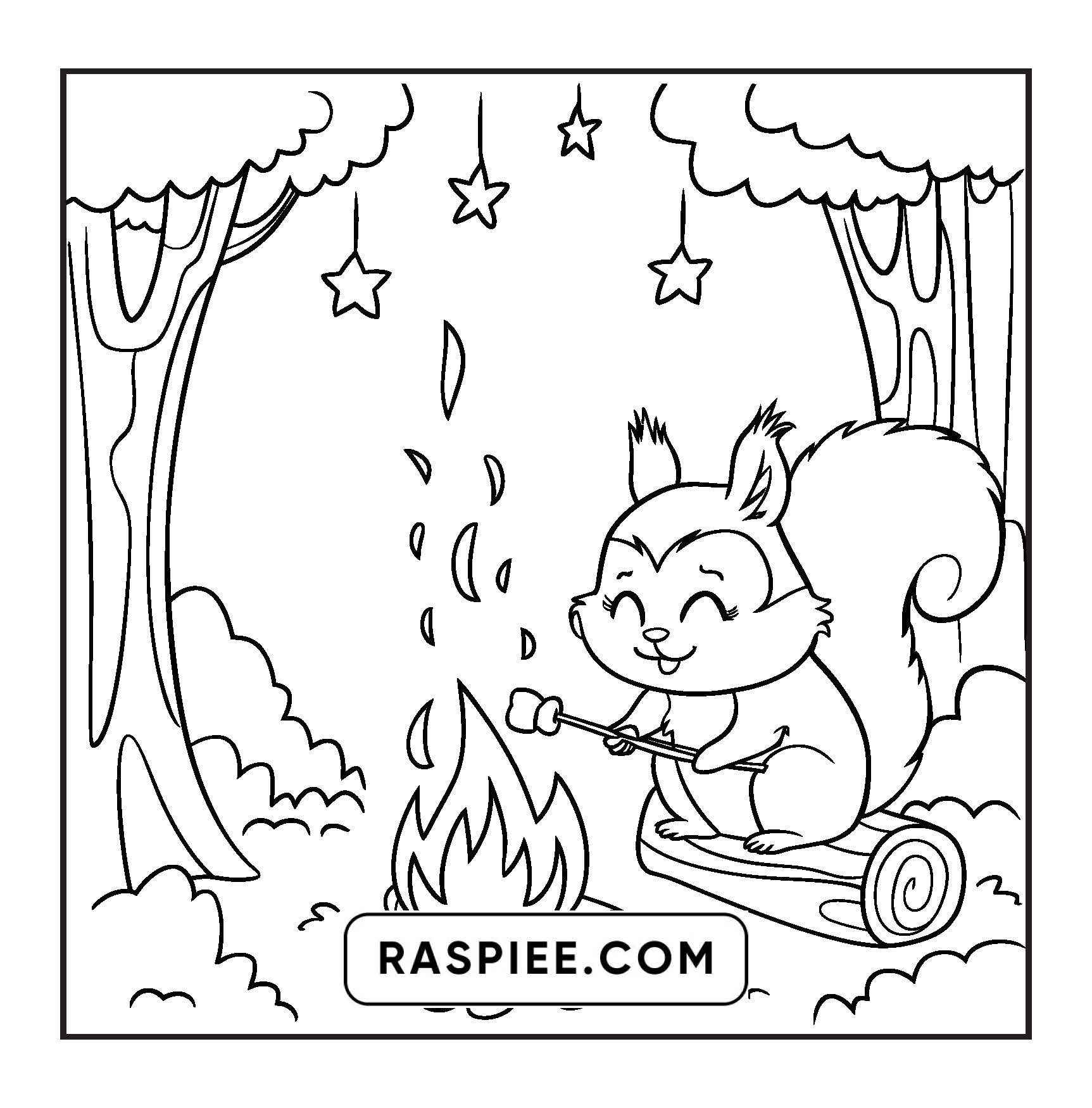 67 Bold and Easy Fluffy Times Coloring Pages