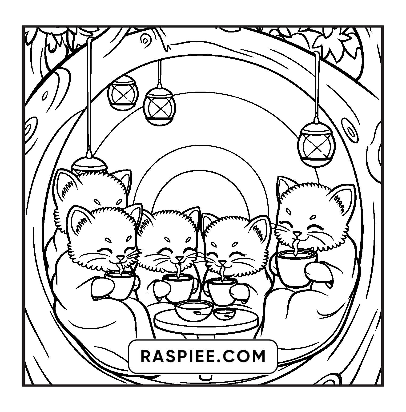 67 Bold and Easy Fluffy Times Coloring Pages