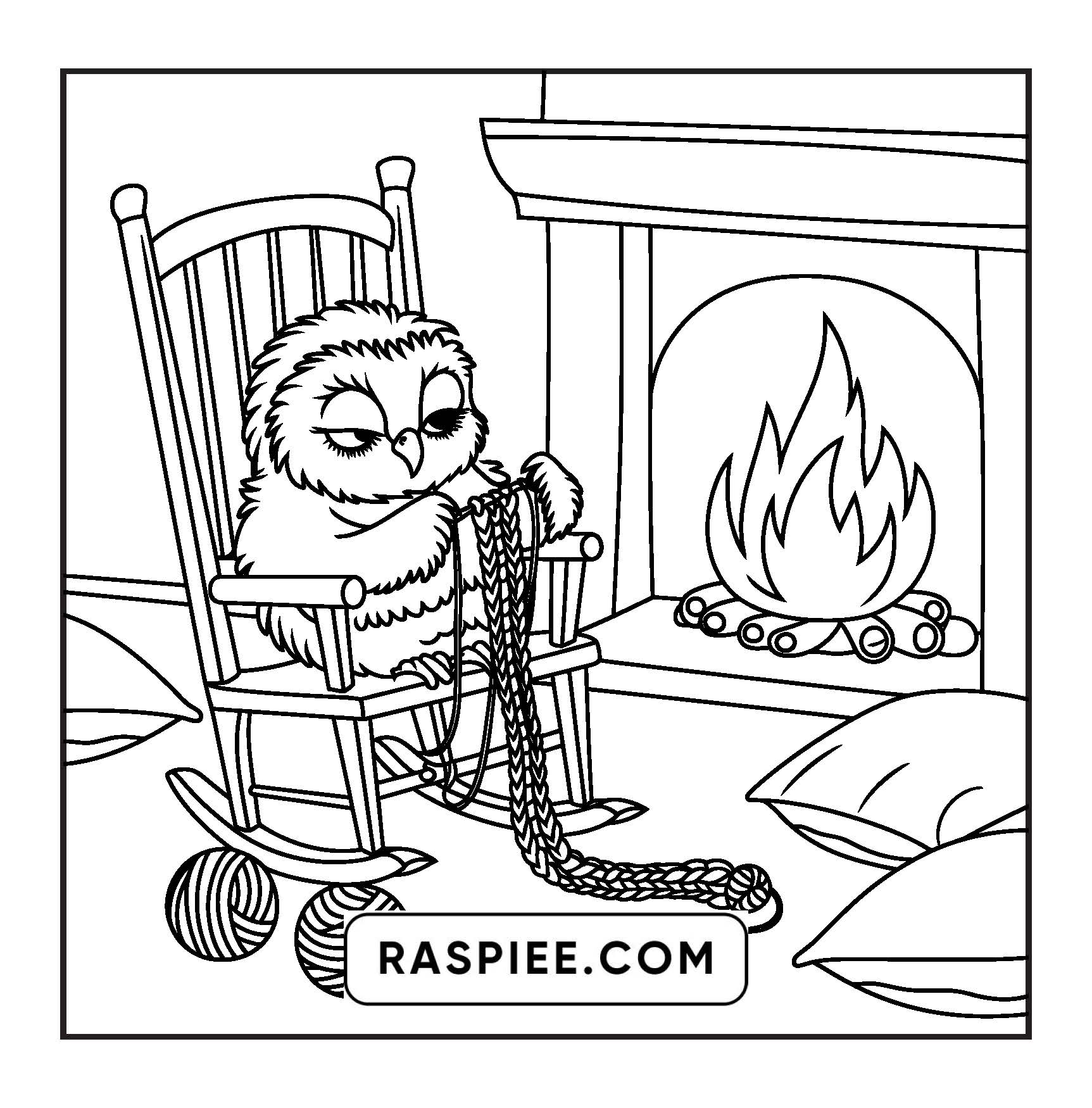 67 Bold and Easy Fluffy Times Coloring Pages