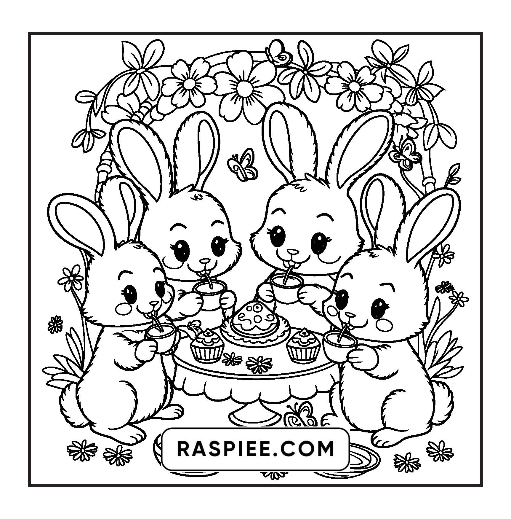 67 Bold and Easy Fluffy Times Coloring Pages