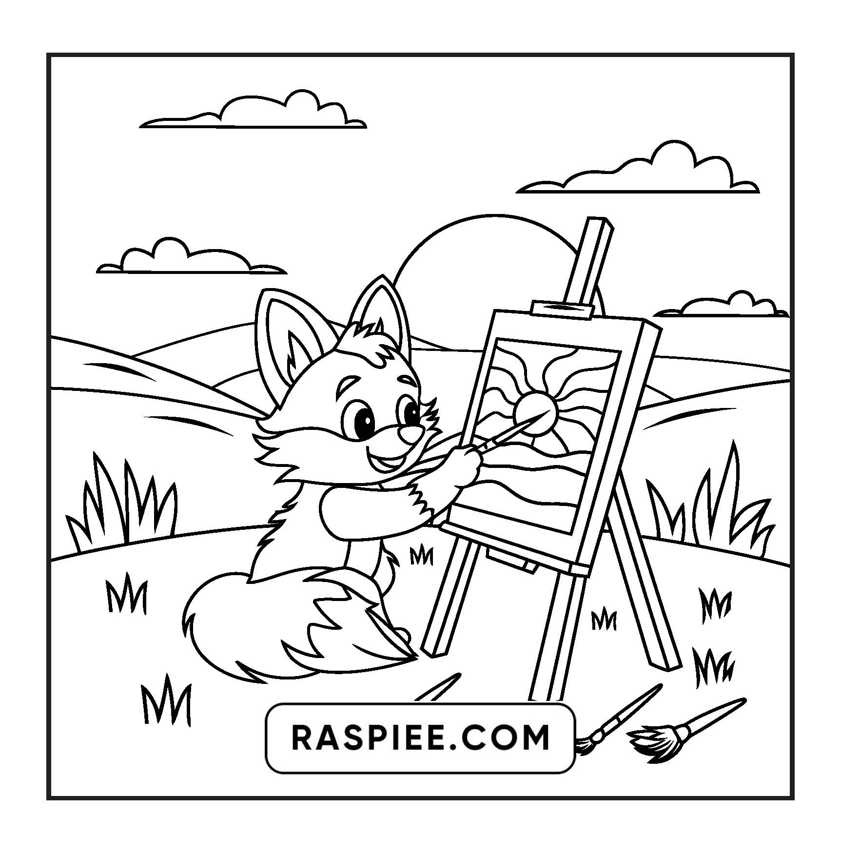 67 Bold and Easy Fluffy Times Coloring Pages