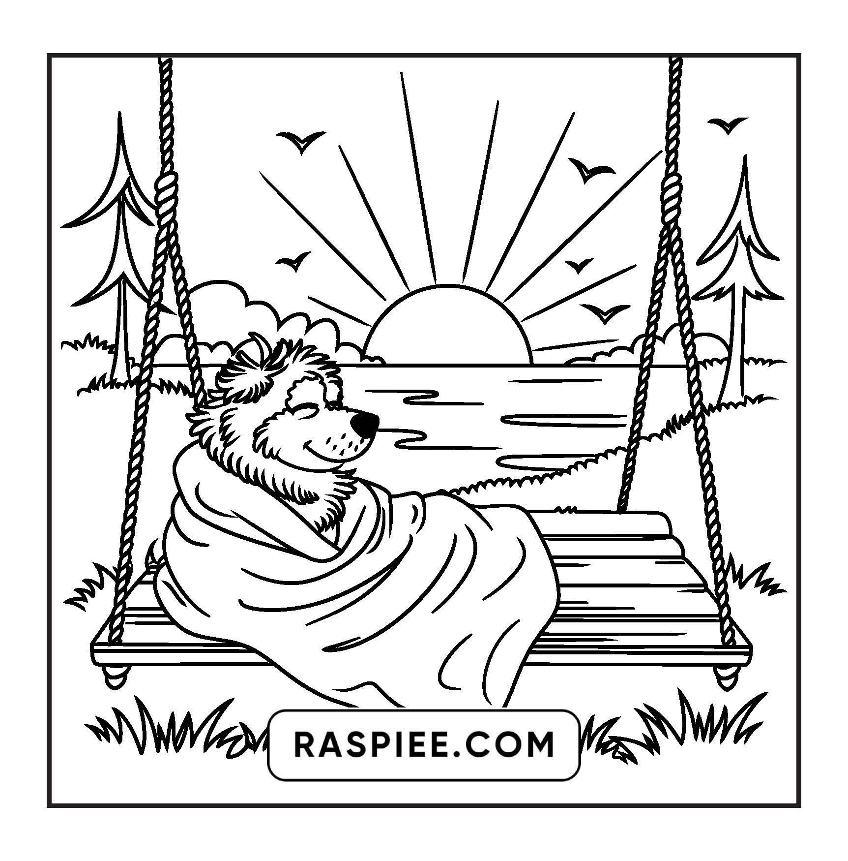 67 Bold and Easy Fluffy Times Coloring Pages