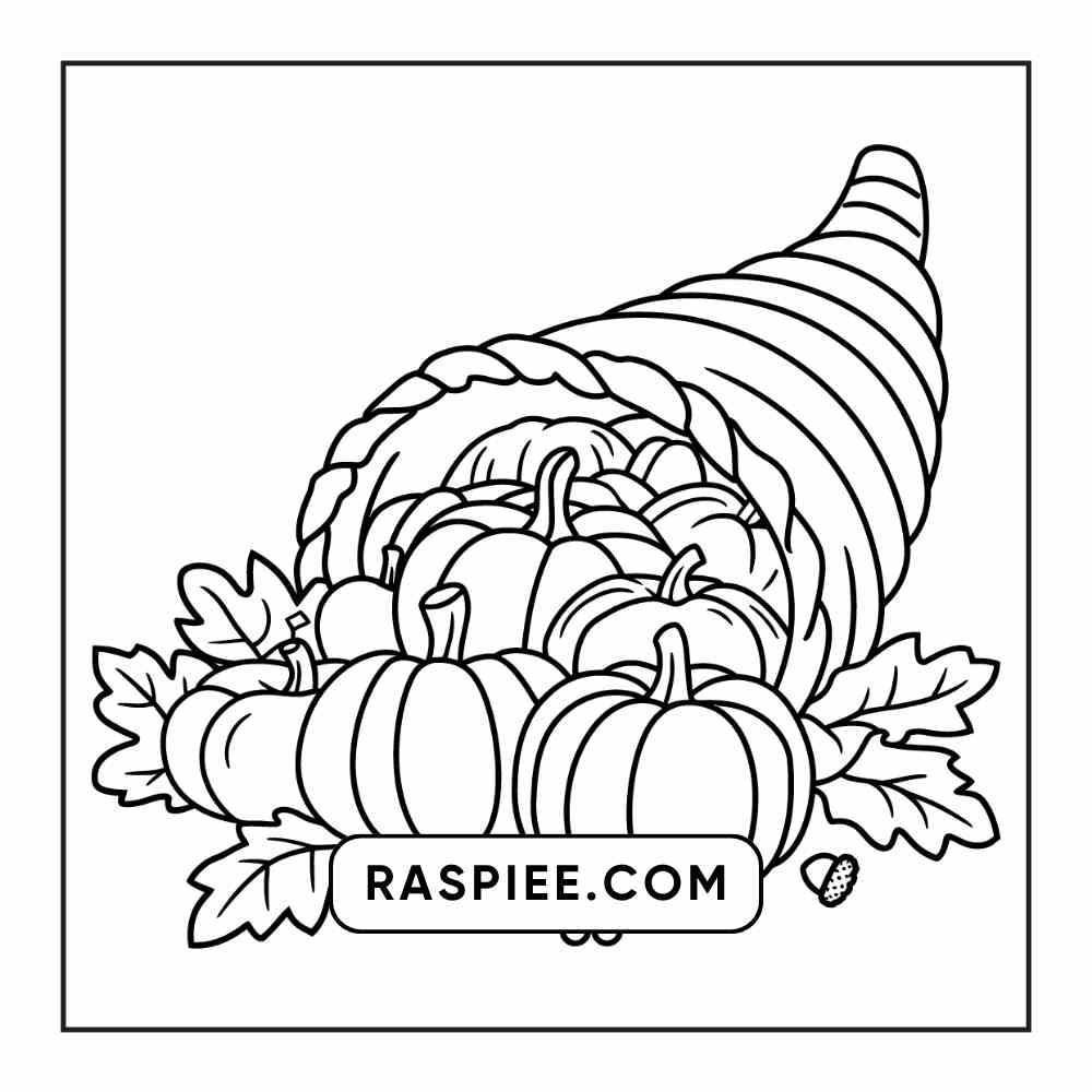 76 Bold and Easy Fall Vibes Coloring Pages Printable PDF Instant Download