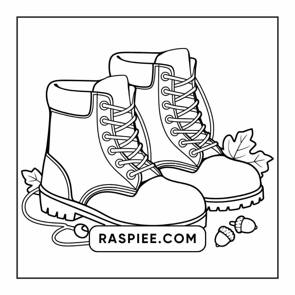 76 Bold and Easy Fall Vibes Coloring Pages Printable PDF Instant Download