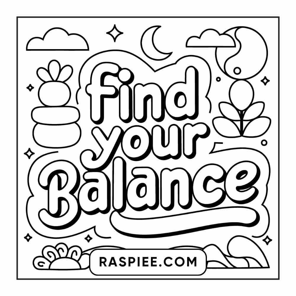 78 Bold and Easy Inspirational Words Coloring Pages Printable PDF Instant Download