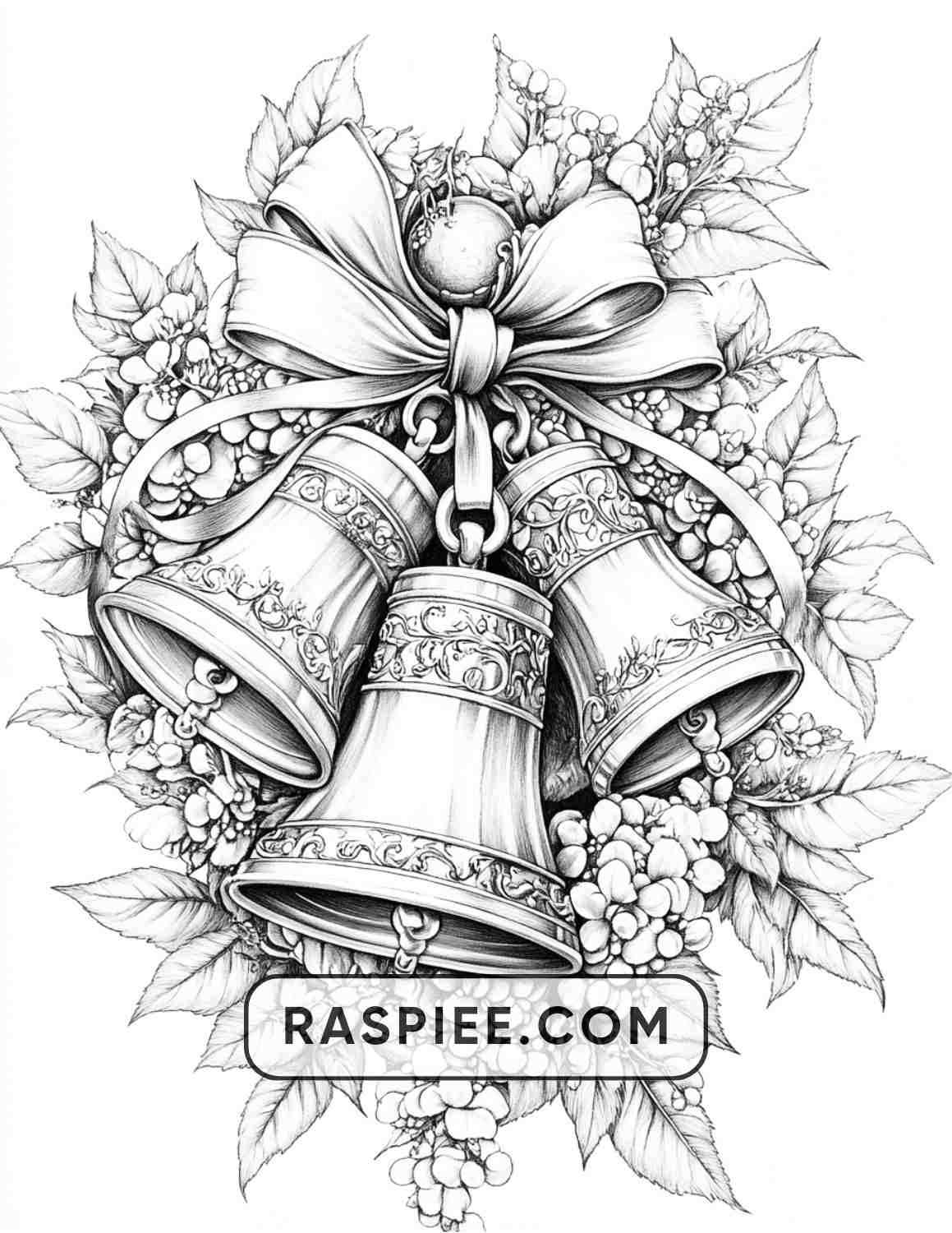 72 Christmas Wreaths Adult Coloring Pages