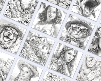 Adult Coloring Pages Entire Whole Shop Bundle Over 30,000+ Designs Lifetime Access