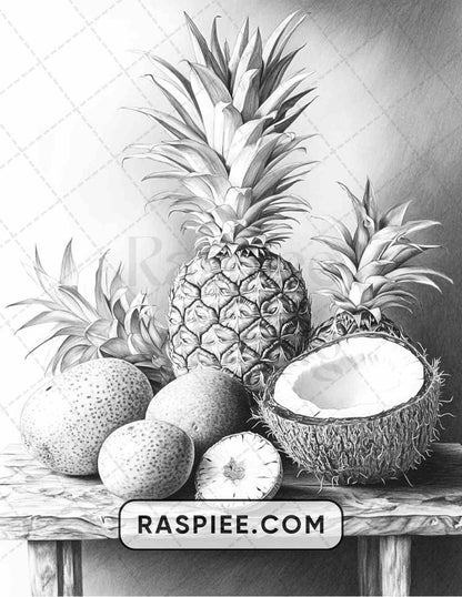80 Still Life Adult Coloring Pages
