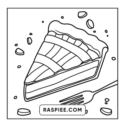 70 Bold and Easy Sweet Treats Coloring Pages