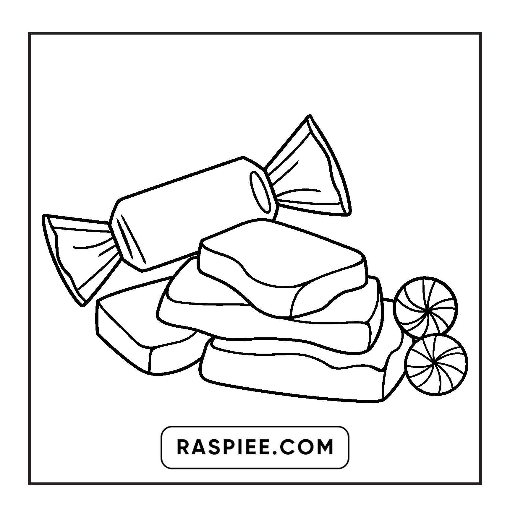 70 Bold and Easy Sweet Treats Coloring Pages