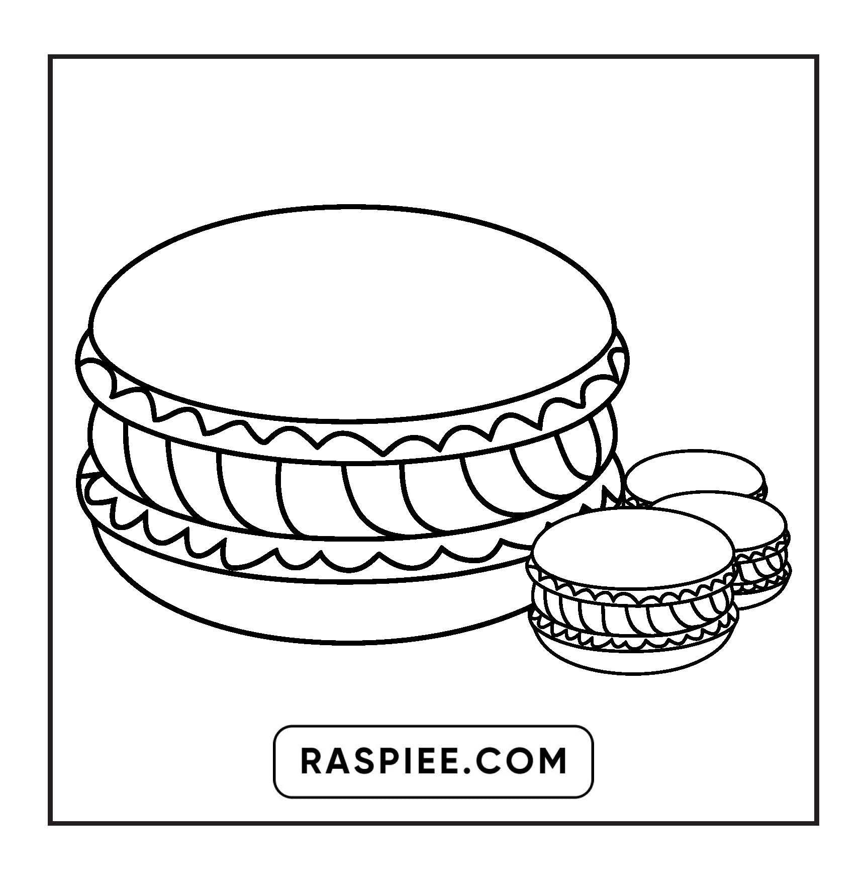 70 Bold and Easy Sweet Treats Coloring Pages