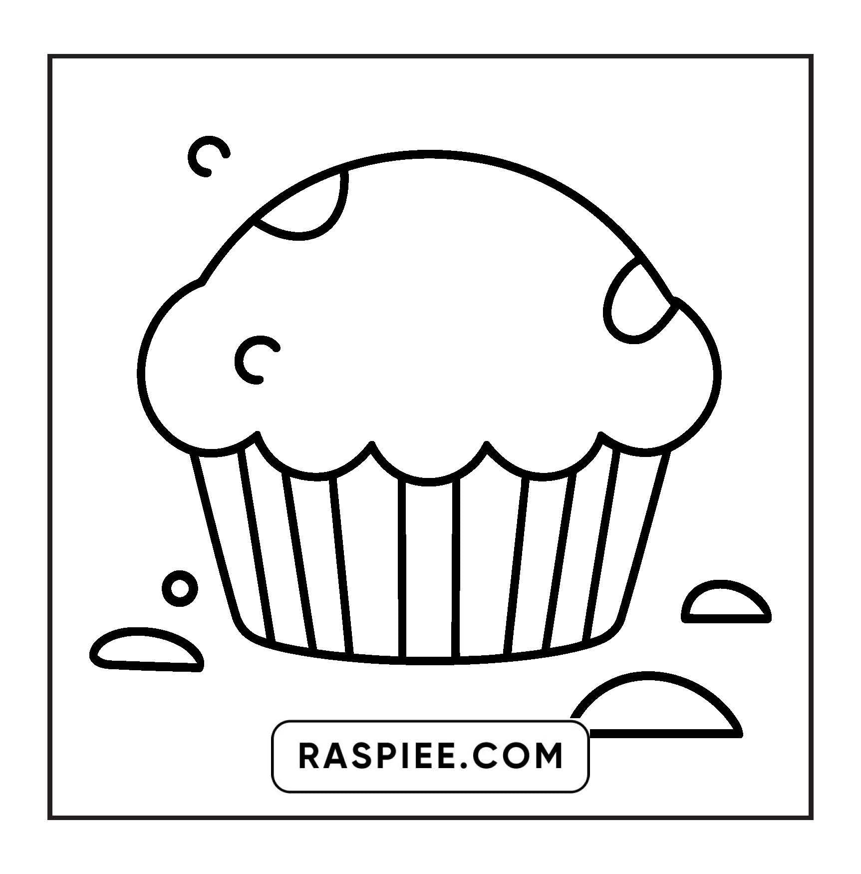 70 Bold and Easy Sweet Treats Coloring Pages
