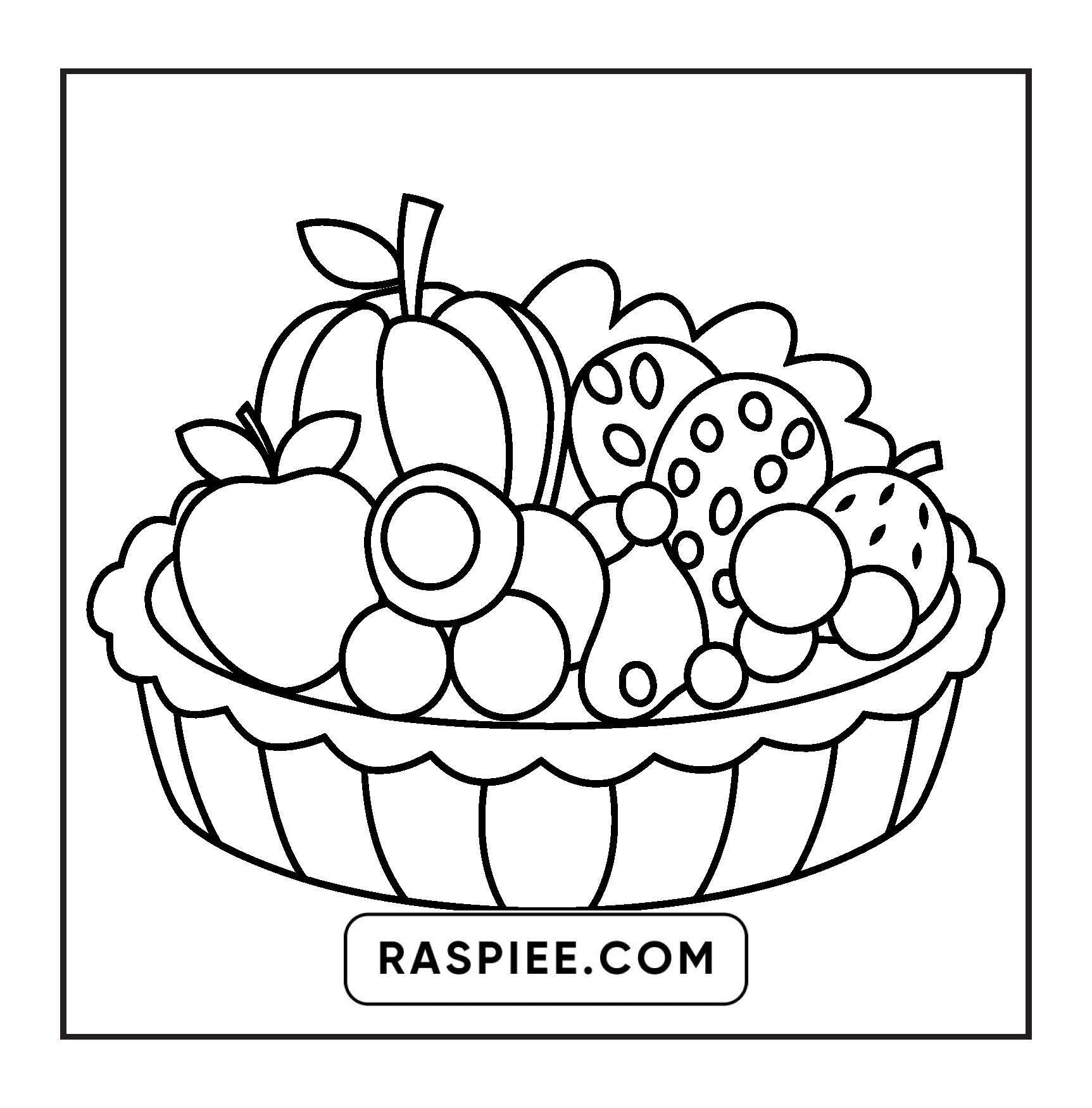 70 Bold and Easy Sweet Treats Coloring Pages