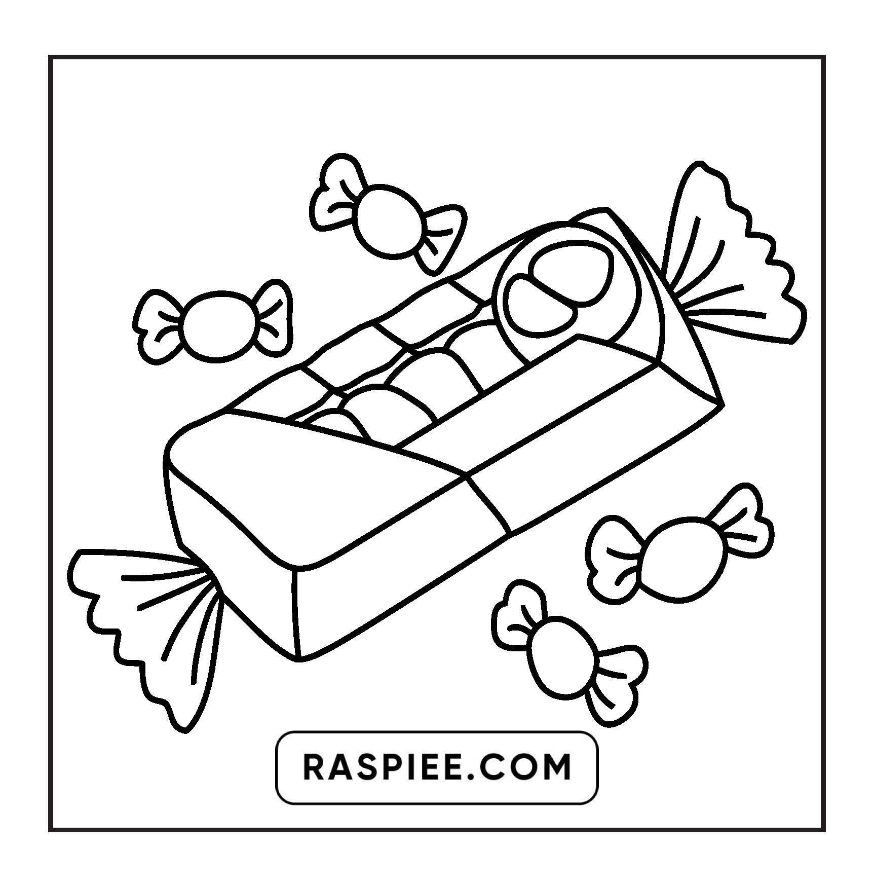 70 Bold and Easy Sweet Treats Coloring Pages