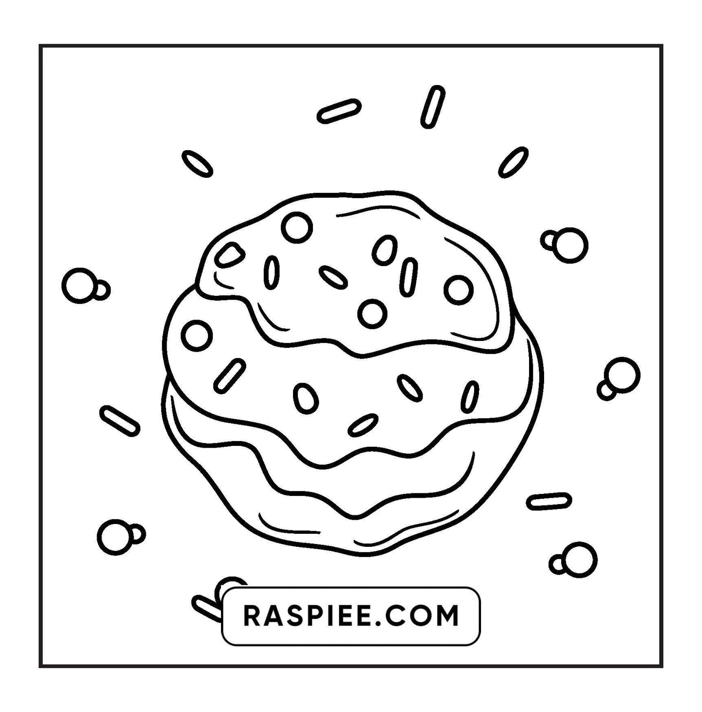 70 Bold and Easy Sweet Treats Coloring Pages
