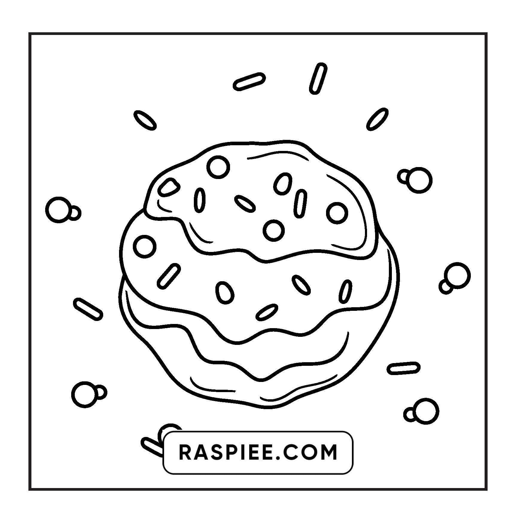 70 Bold and Easy Sweet Treats Coloring Pages