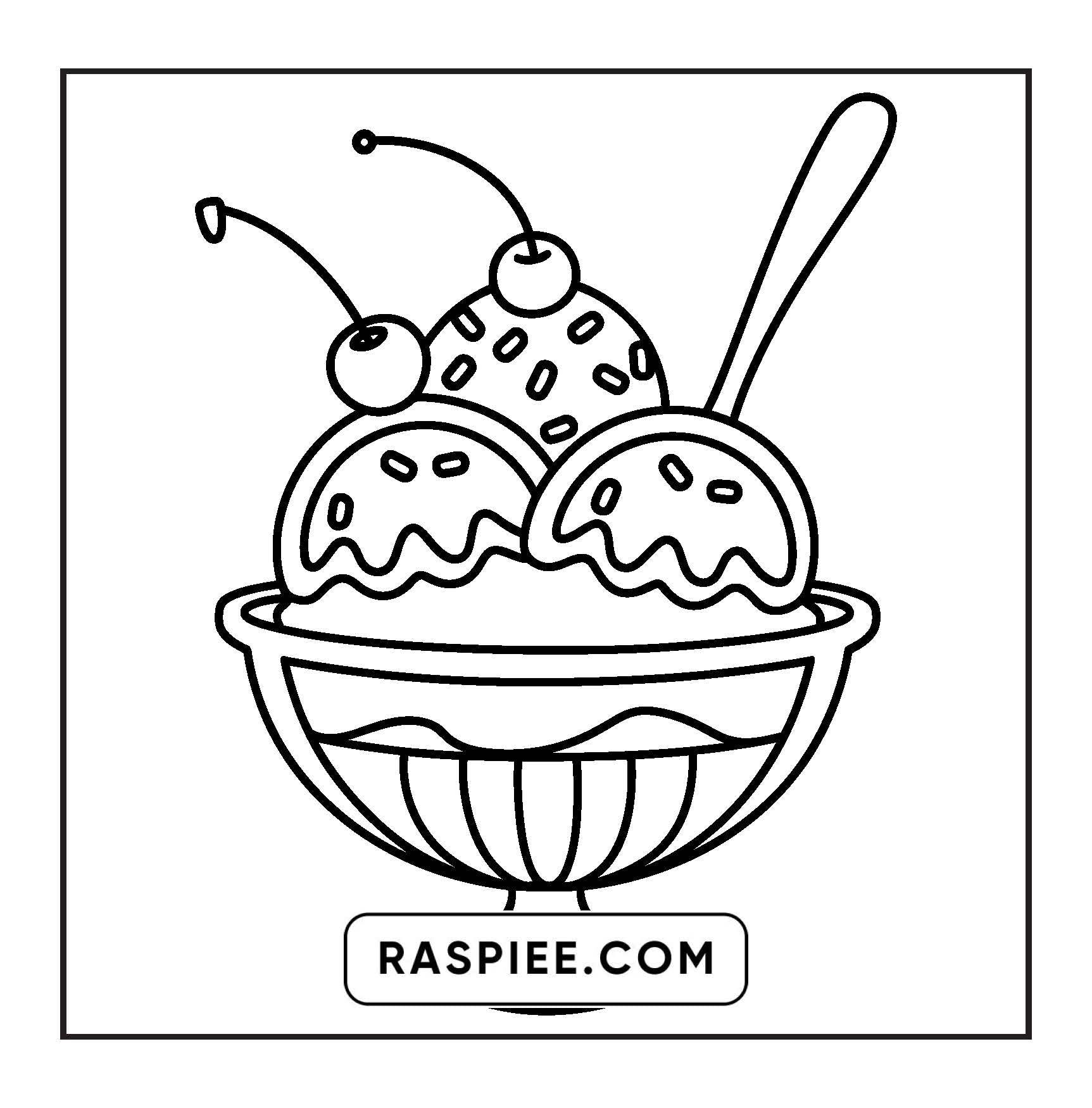 70 Bold and Easy Sweet Treats Coloring Pages