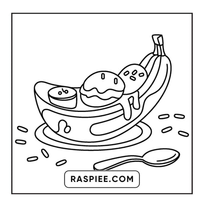 70 Bold and Easy Sweet Treats Coloring Pages