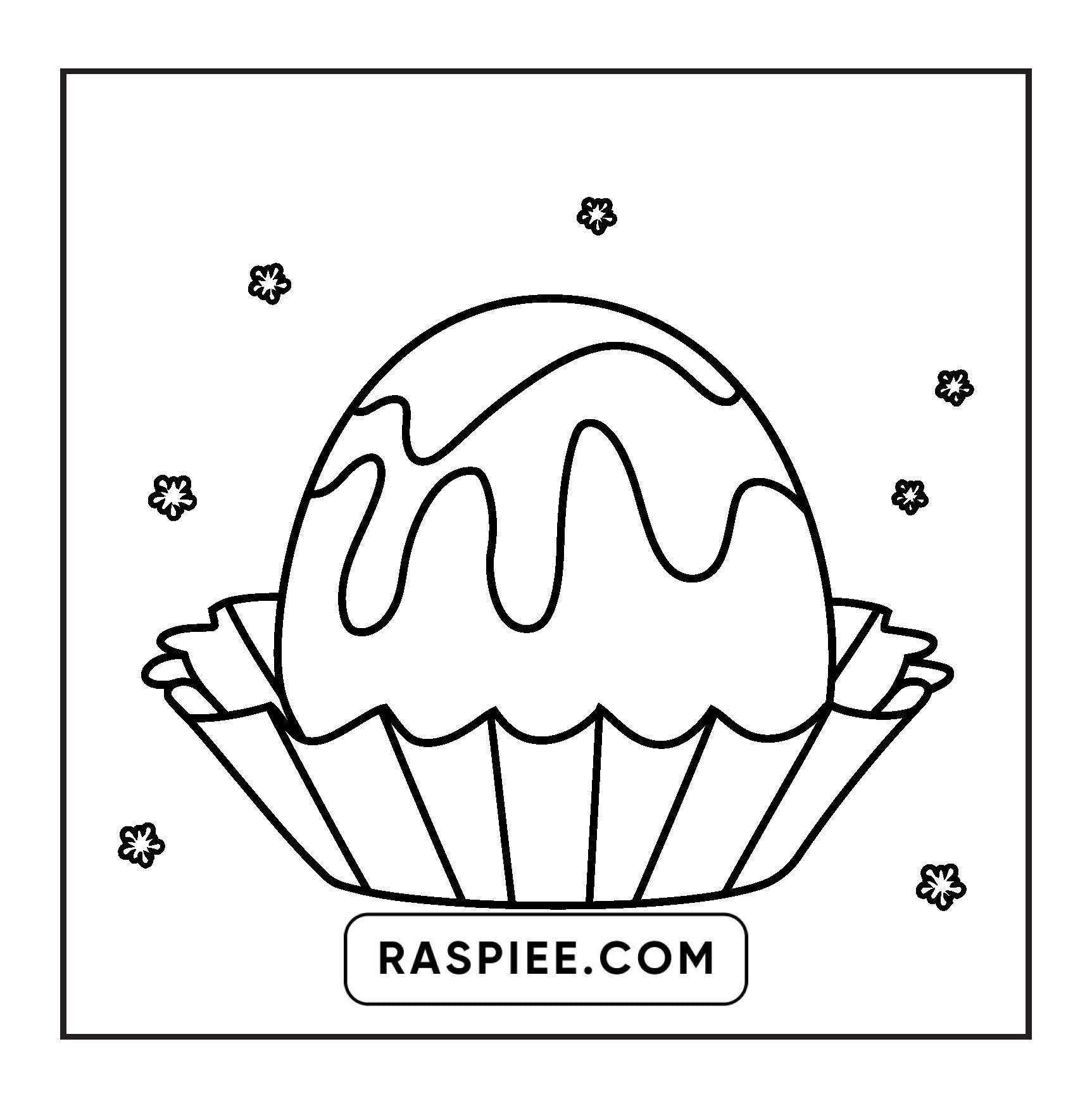 70 Bold and Easy Sweet Treats Coloring Pages