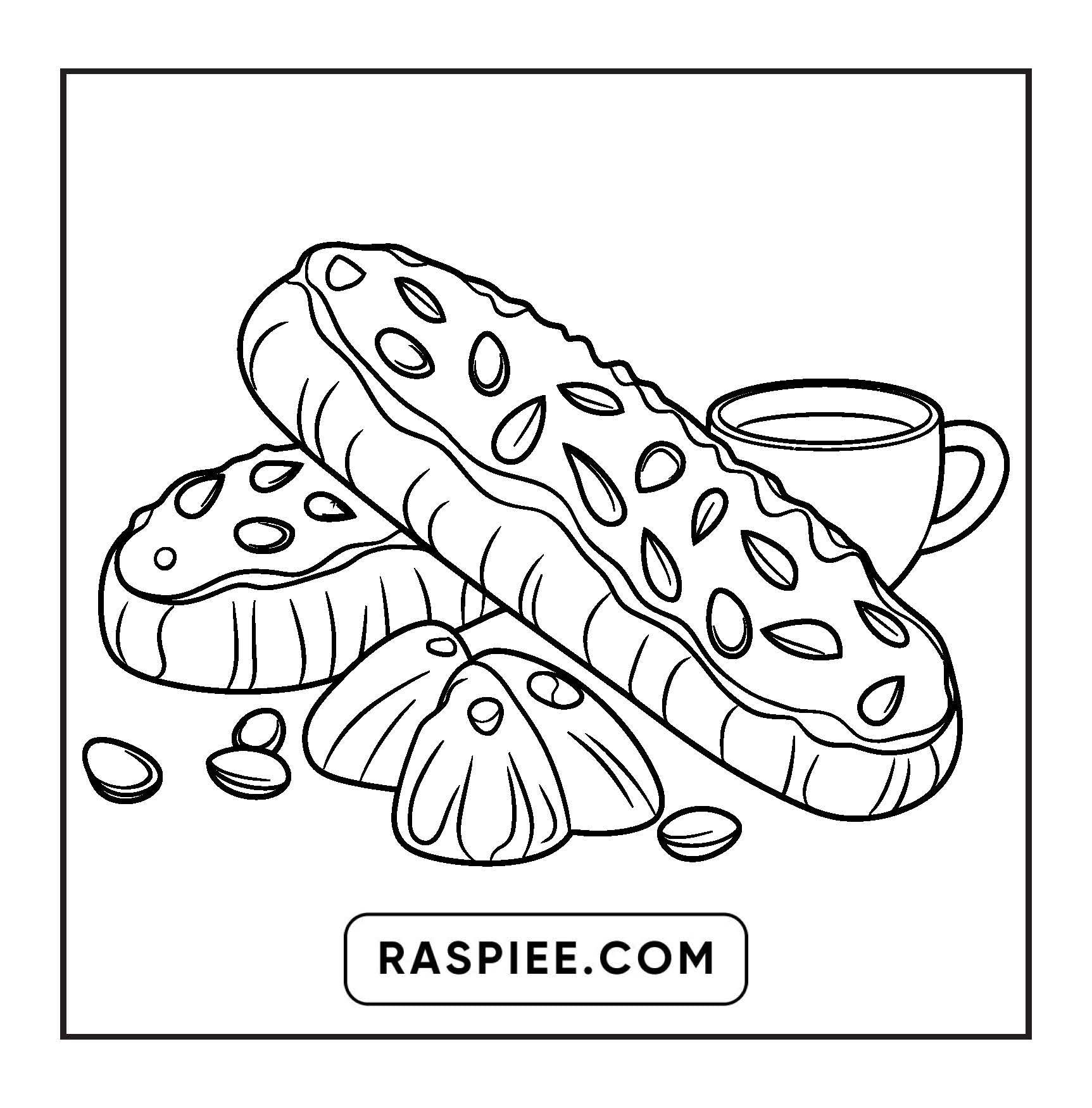 70 Bold and Easy Sweet Treats Coloring Pages