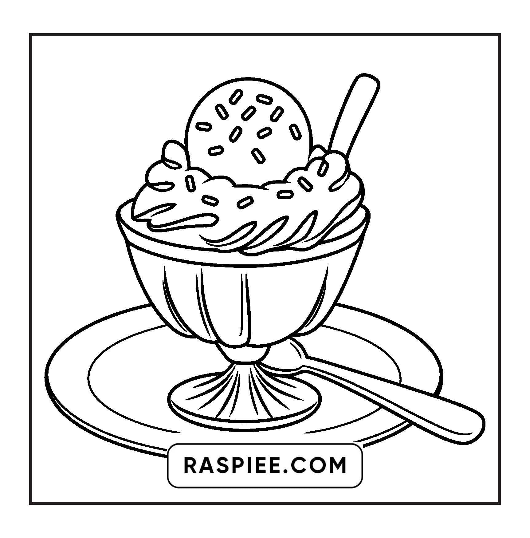 70 Bold and Easy Sweet Treats Coloring Pages