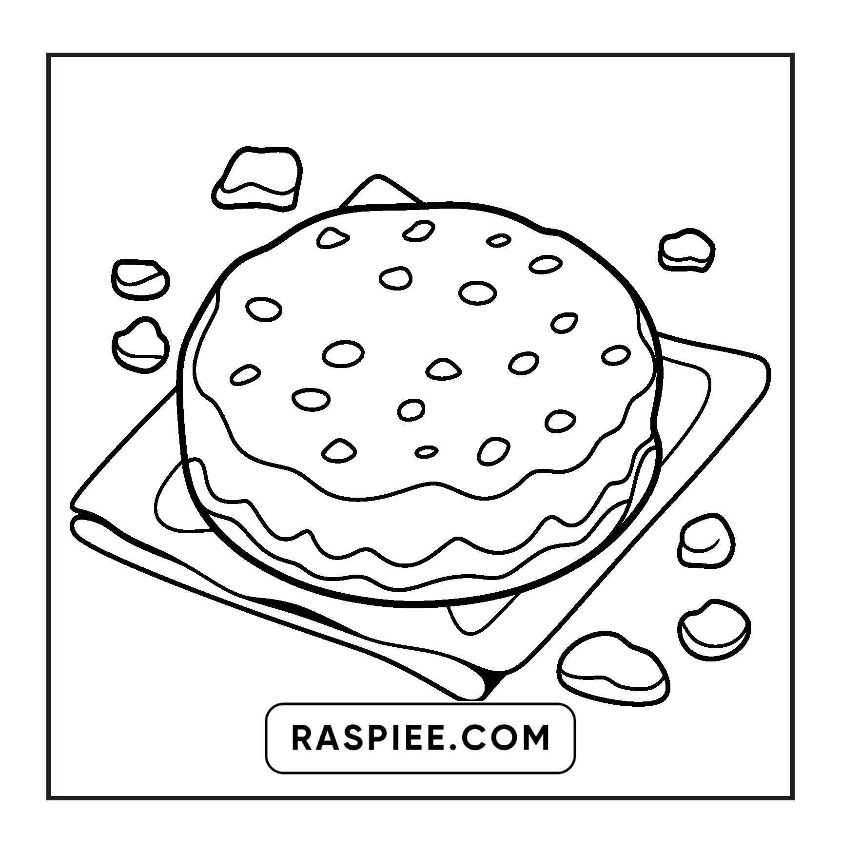 70 Bold and Easy Sweet Treats Coloring Pages