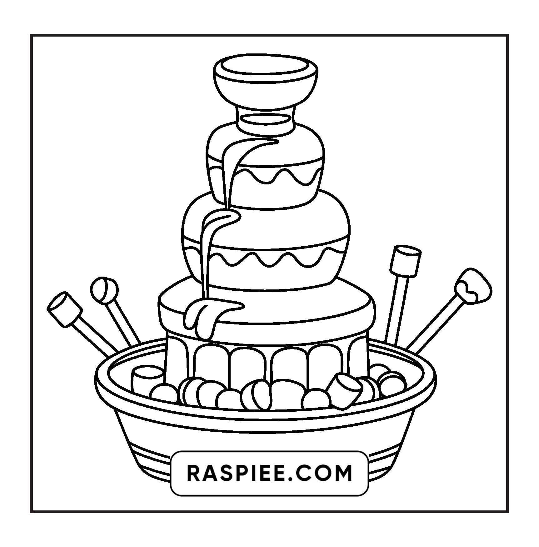 70 Bold and Easy Sweet Treats Coloring Pages