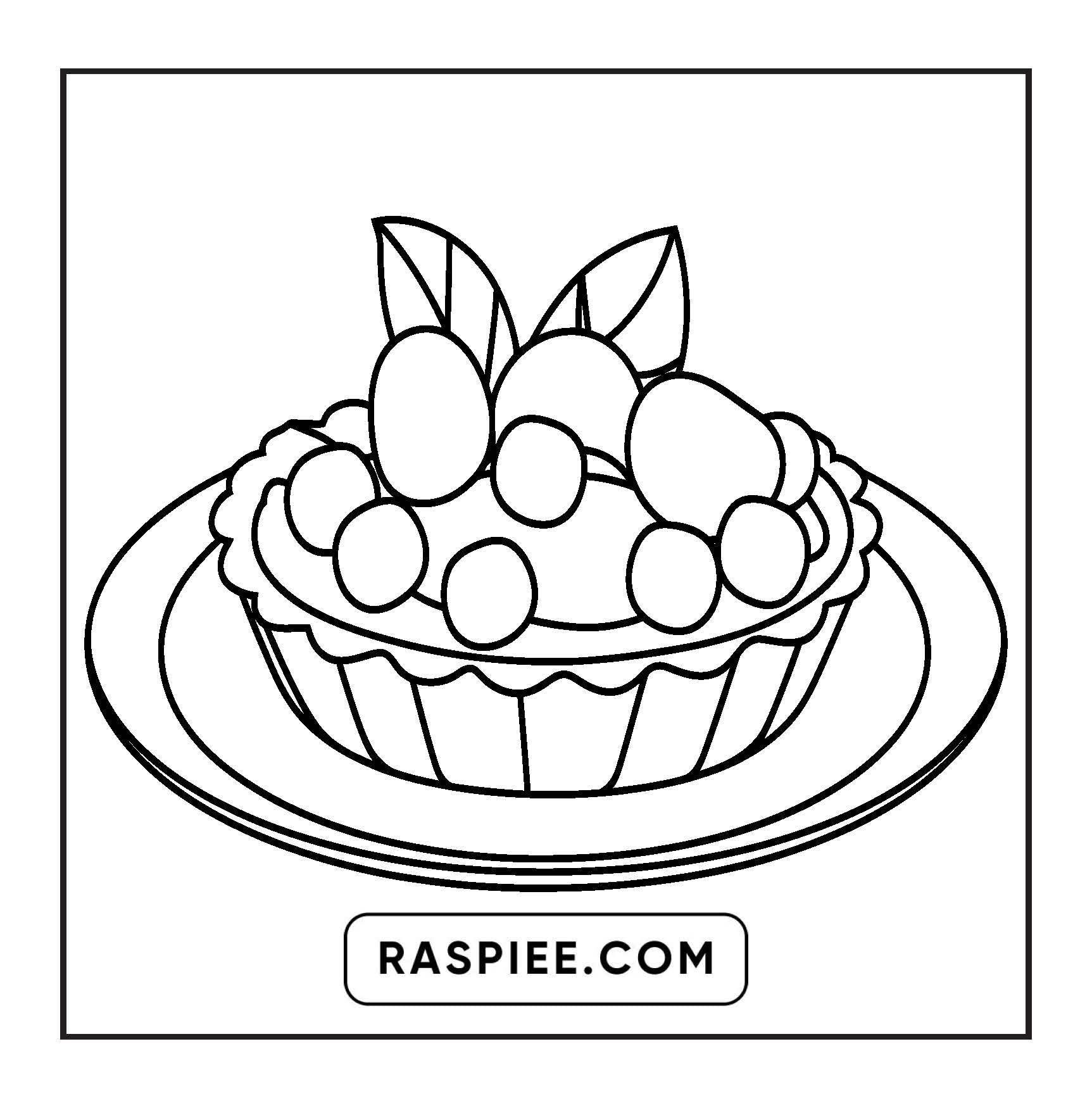 70 Bold and Easy Sweet Treats Coloring Pages