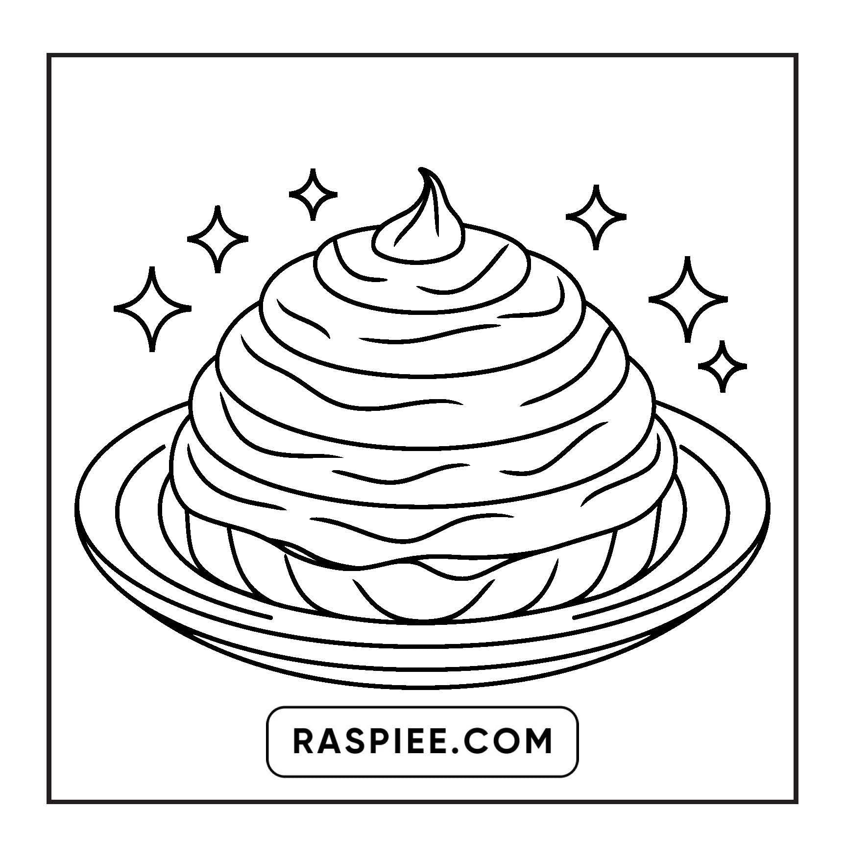 70 Bold and Easy Sweet Treats Coloring Pages