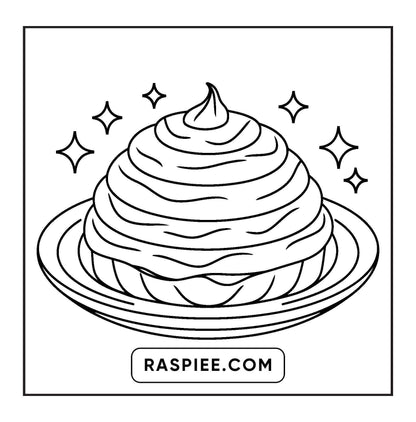 70 Bold and Easy Sweet Treats Coloring Pages